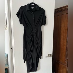 NWT Steve Madden Black Midi Tori Dress
